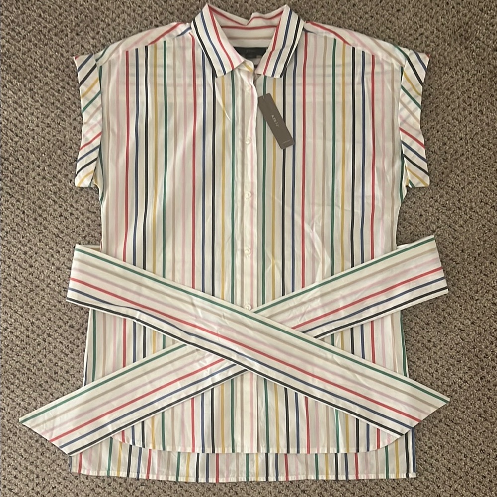 J.Crew Multicolor Striped Shirt